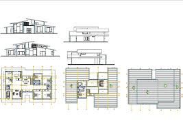 Modern House Plans In Autocad