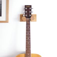 Solid Oak Guitar And Plectrum Stand