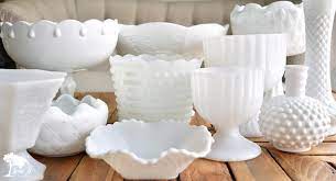 Decorate With Vintage Milk Glass