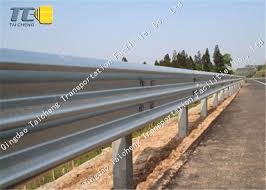 galvanized steel w beam crash barrier