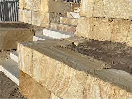 A Grade Sandstone Retaining Wall Blocks