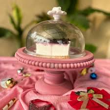 Glass Cloche Cupcake Dessert Stand