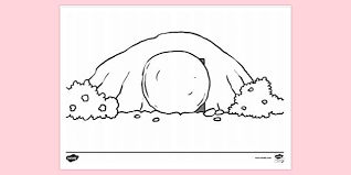 Free Garden Tomb Colouring
