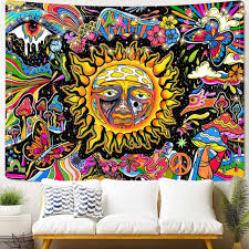 Art Wall Tapestry Wall Art Funky Hippie