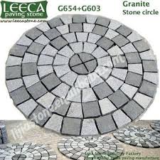 Cobblestone Circle Round Stone Paving