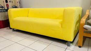 Ikea Klippan 2 Seat Sofa With 4 Set