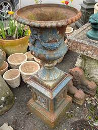 Vintage Garden Urn Wells Reclamation