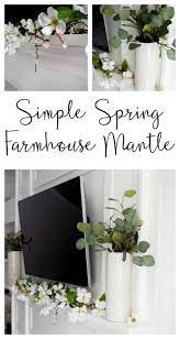 Simple Spring Garland For Mantle