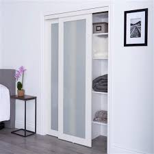 Frosted Glass Sliding Closet Door