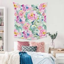 Roommates Tap5398lg Pink Fl Bloom Tapestry