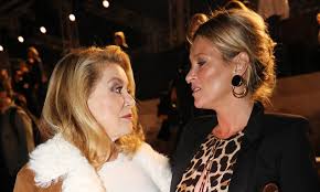 Kate Moss And Catherine Deneuve Meet At