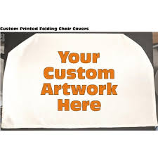 Custom Printed Folding Chair Back Cover