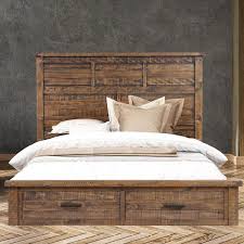 Solid Wood Frame Queen Platform Bed