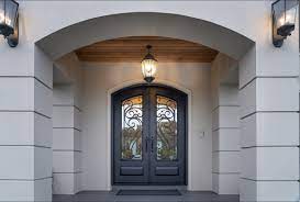 Front Double Wrought Iron Doors Melbourne