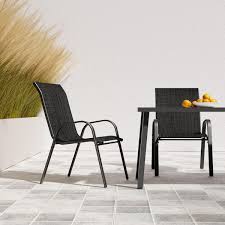 Sling Stackable Patio Chairs The