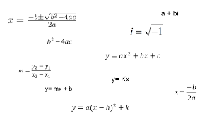 Math Formulas Matching Diagram Quizlet