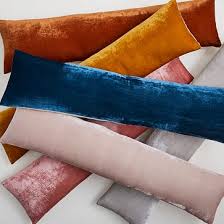 Lush Velvet Oversized Lumbar Pillow