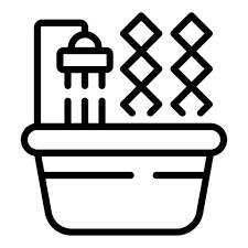 Bathroom Remodeling Icon Outline Vector