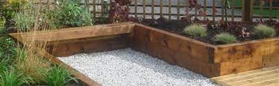 Lay Railway Sleepers In The Garden