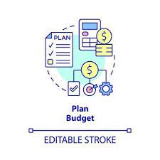 Plan Budget Concept Icon Projects