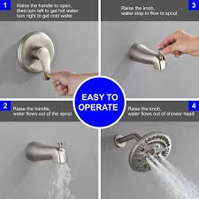Spray Shower Head And Tub Faucet