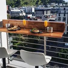 Spacesave Hanging Balcony Table Non