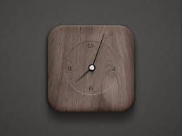Elegant Wooden Clock