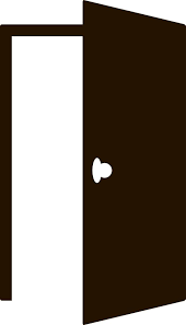 Door Open Icon In Trendy Flat Style
