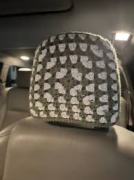Car Headrest Cover Crochet Pattern