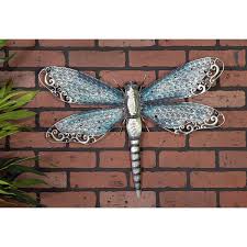 Indoor Outdoor Dragonfly Wall Decor