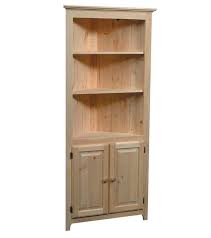 Solid Pine 2 Door Corner Cabinet