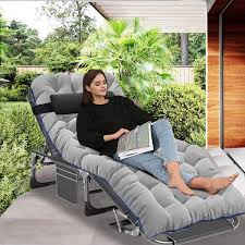 Boztiy Portable Lounge Chair Black 5