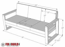 How To Build A Diy Modern Outdoor Sofa