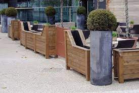 Cafe Planters Cafe Barriers Taylor