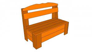 Outdoor Storage Bench Plans