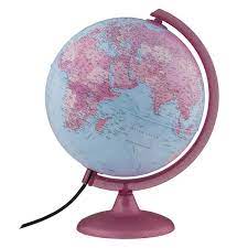 Waypoint Geographic Pink Continental Globe