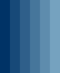 Gradient Dull Blue Color Palette Blue