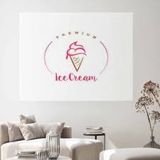 Ice Cream Wall Decor In Canvas Murals
