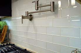 Clear Frosted Glass Subway Tile