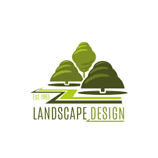 Landscape Design Symbol With Green Tree