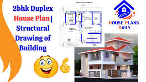 2bhk Duplex House Plan Structural