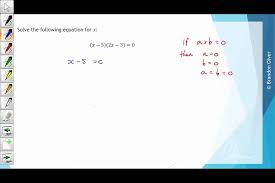 4c Solving Quadratic Equations
