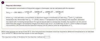 Dissolved Oxygen In Freshwater