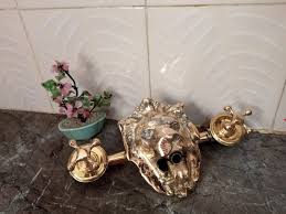 Moroccan Wall Brass Faucet Lion Head