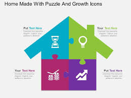 Growth Icons Flat Powerpoint Design