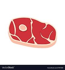 Raw Steak Fresh Meat Beef Isolated On