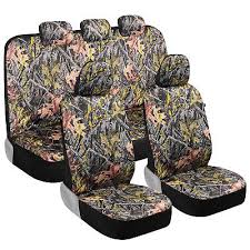 Camouflage Car Seat Covers Full Set