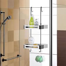 Over Door Double Shelf Hanging Shower Caddy
