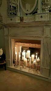 Candles Fireplace Mantel Decor
