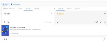 about google translate is this a bug